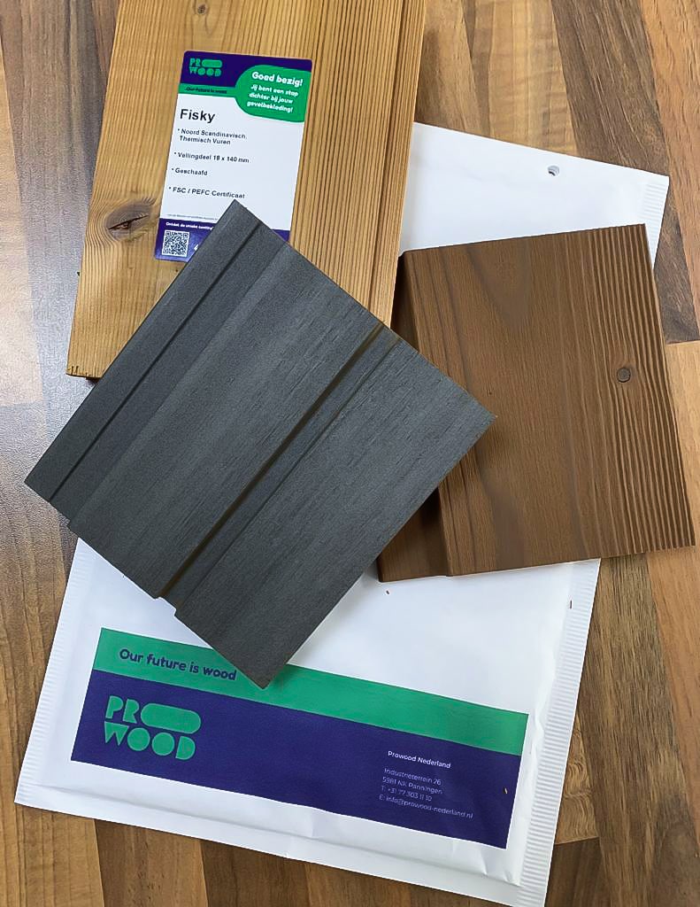 Prowood houtsoort samples