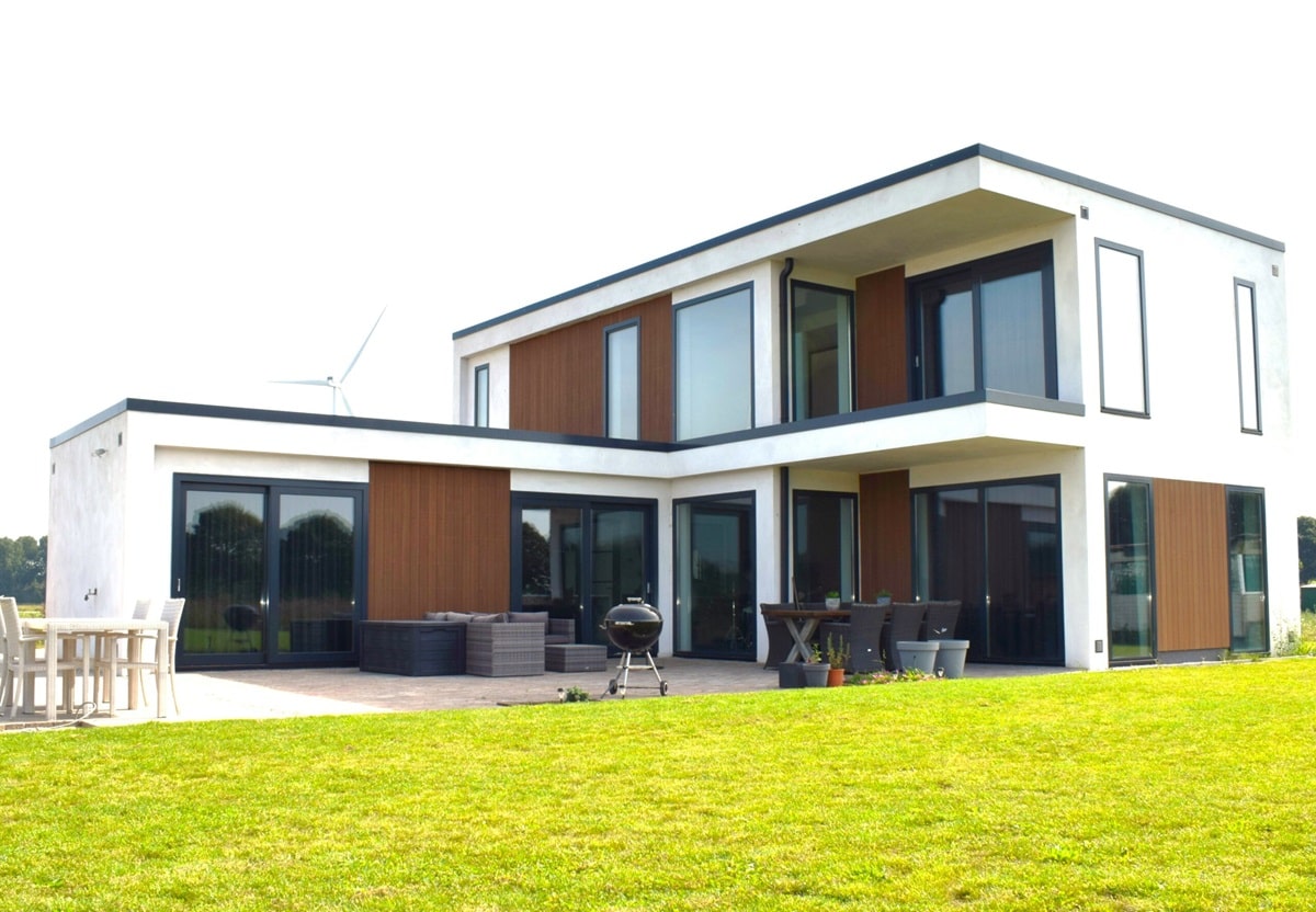 Woning thermisch ayous gevelbekleding